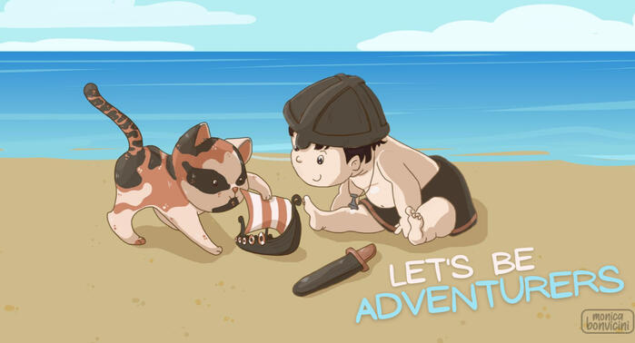 viking commission (digital painting)