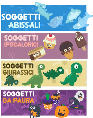 Cute creatures and elements