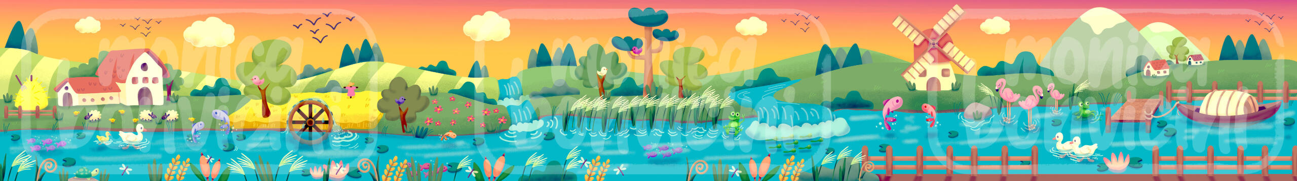 vector background (mobile game)