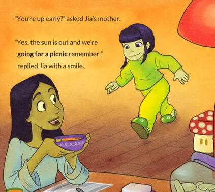 dialogue from a childrens' book